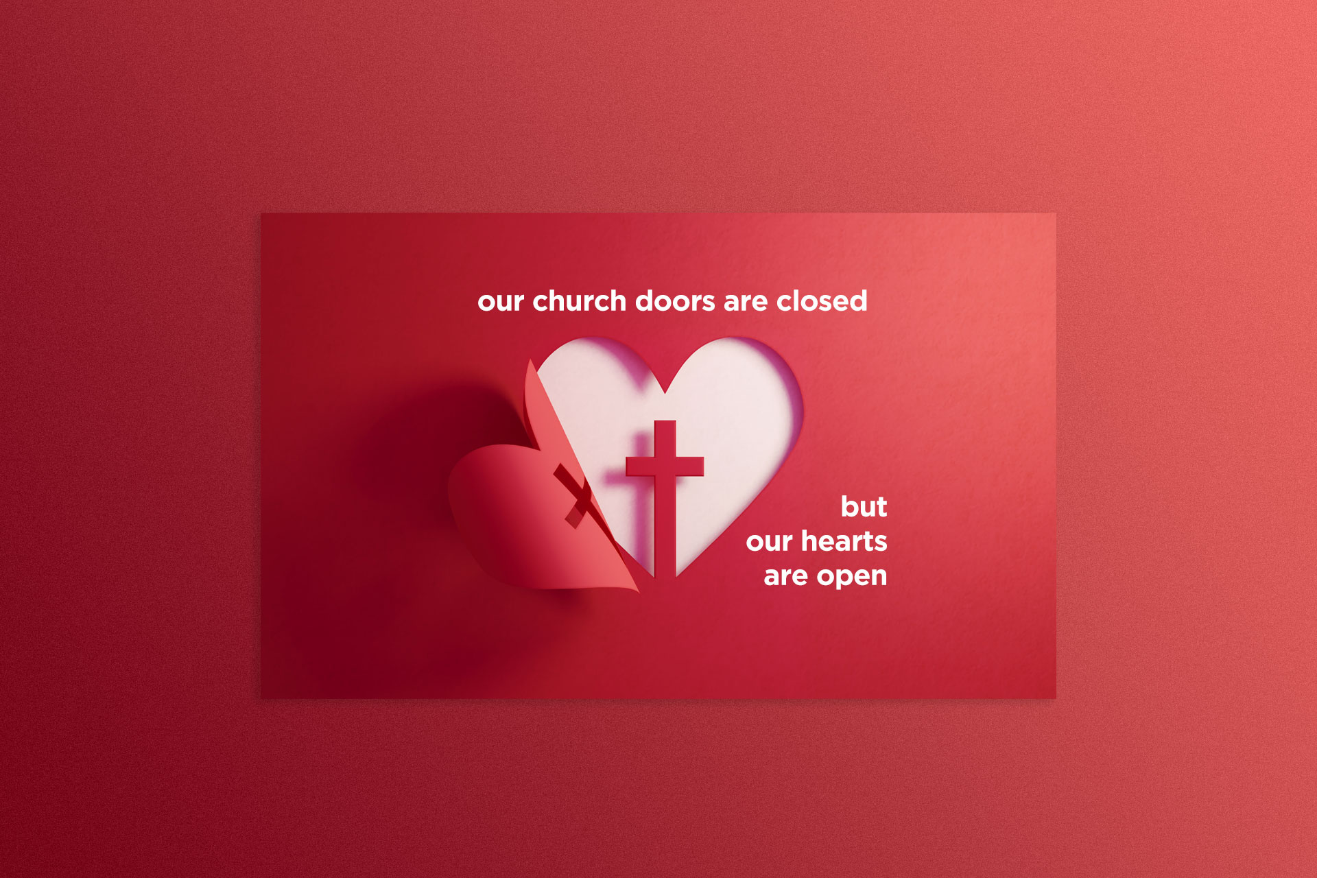 Our Doors are Closed yet Our Hearts are Open